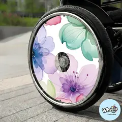 GENERICO - CUBRE RUEDA TAPA RUEDA PARA SILLA DE RUEDAS