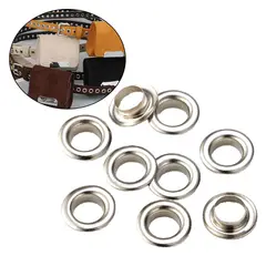 MOONCORE - Pack 1000 Ojetillos Metálicos 12mm Con Golilla, Para Cuero