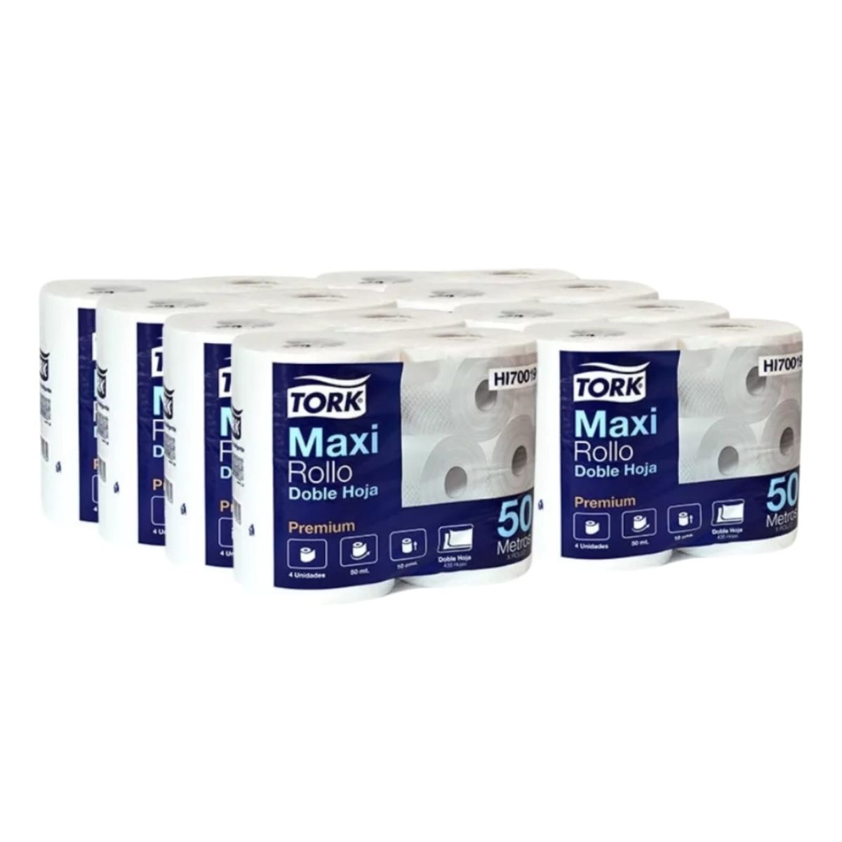 TORK - Papel Higiénico Tork 50 M. Doble Hoja Premium 32 Rollos