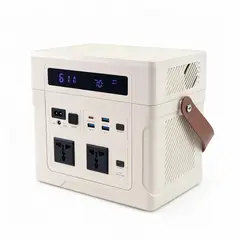 EWTTO - Generador Solar Portátil LiFePO4 1000W 892.8Wh Carga Rápida PD 60W