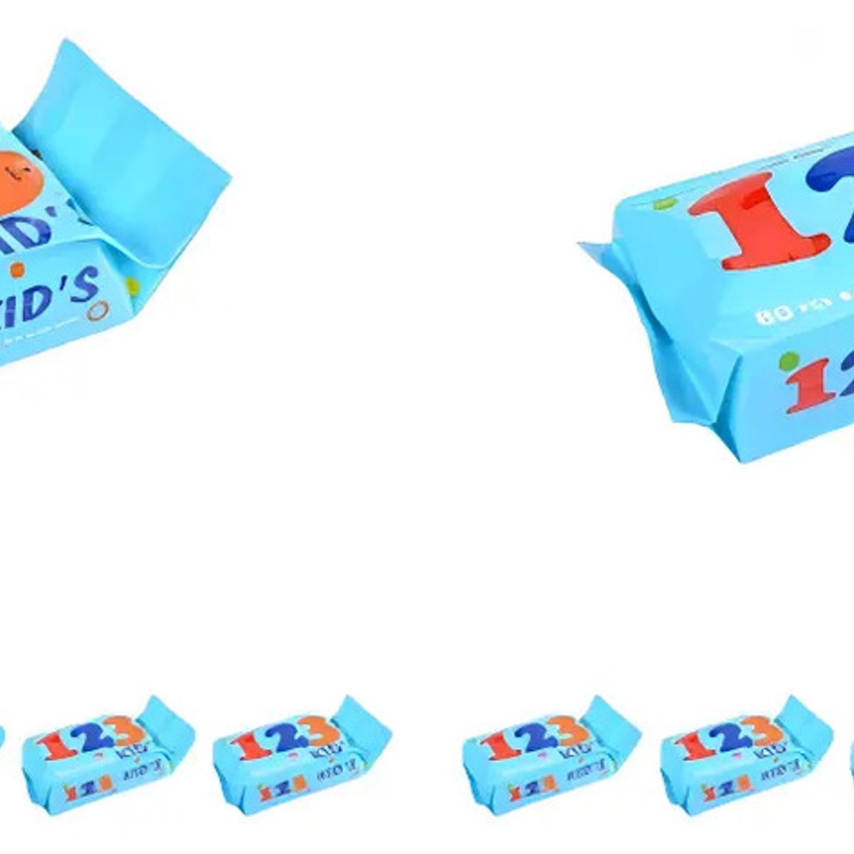 VIDA BUENAS - Toallitas Húmedas 123kids  Water Premium 80 Un X 12