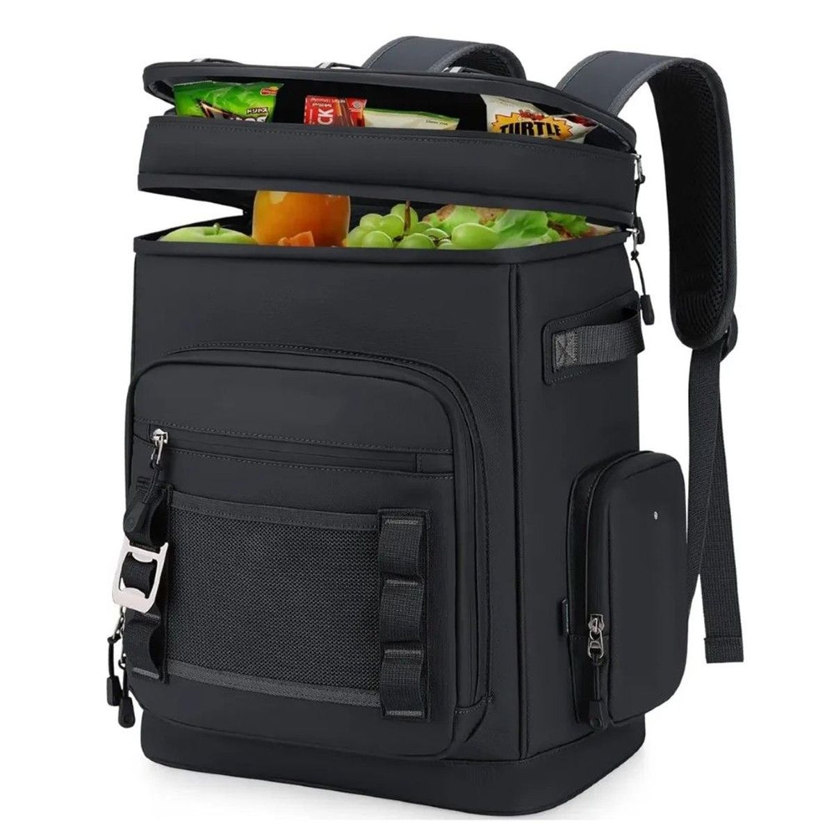 GENERICO - Cooler 30 Litros Nevera Mochila Camping 45 X 31cm Negro