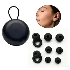 MOONCORE - Tapones De Silicona Para Protección Auditiva, Con Estuche