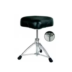 POWERDRUMS - Sillín Para Batería TP-02 - Negro