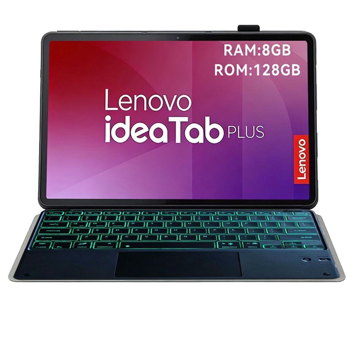 LENOVO - Lenovo Tablet Idea Tab Plus 8GB+128GB WiFi 12.1"  Verde+Teclado Negro retroiluminado en color