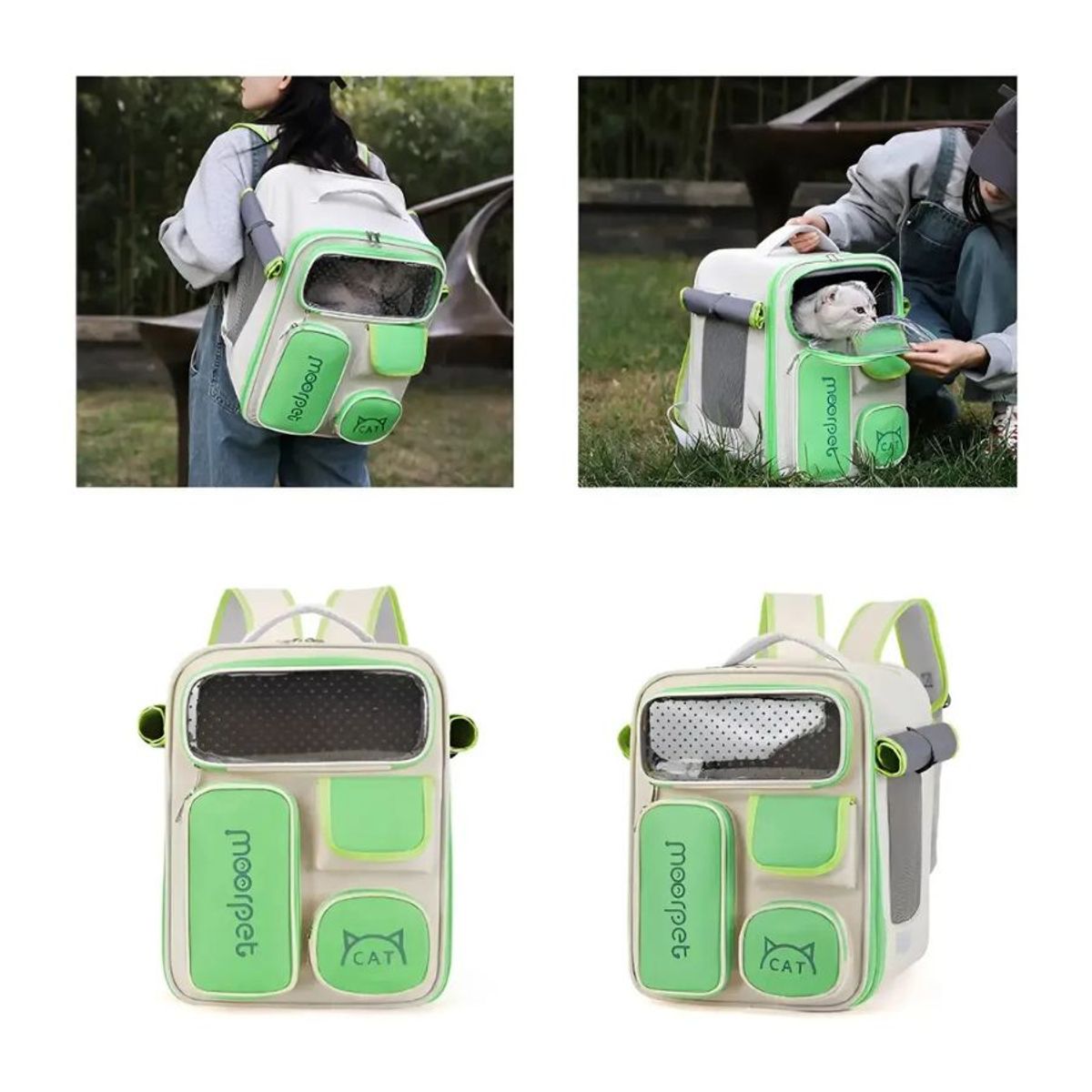 GENERICO - Mochila De Viaje Transportadora Para Gatos Y Perros