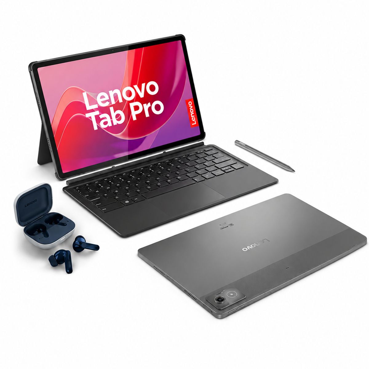 LENOVO - Tablet Lenovo Tab Pro 12 8GB 256GB incluye teclado, lápiz y audífonos