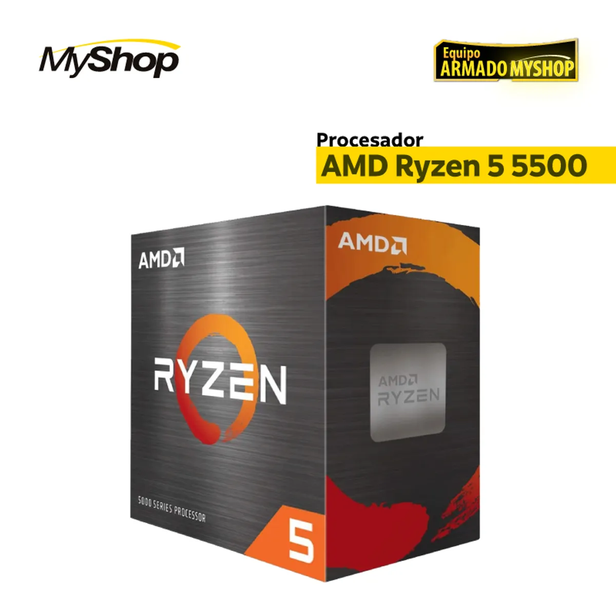 GENERICO - PC GAMER BRONZE - AMD Ryzen 5 5500 - M/B A520M-K v2