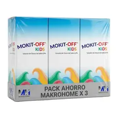 LABORATORIO PRATER - Mokit-off Kids Limpieza Nasal Bebé Pack 3 Unid 50ml C/u
