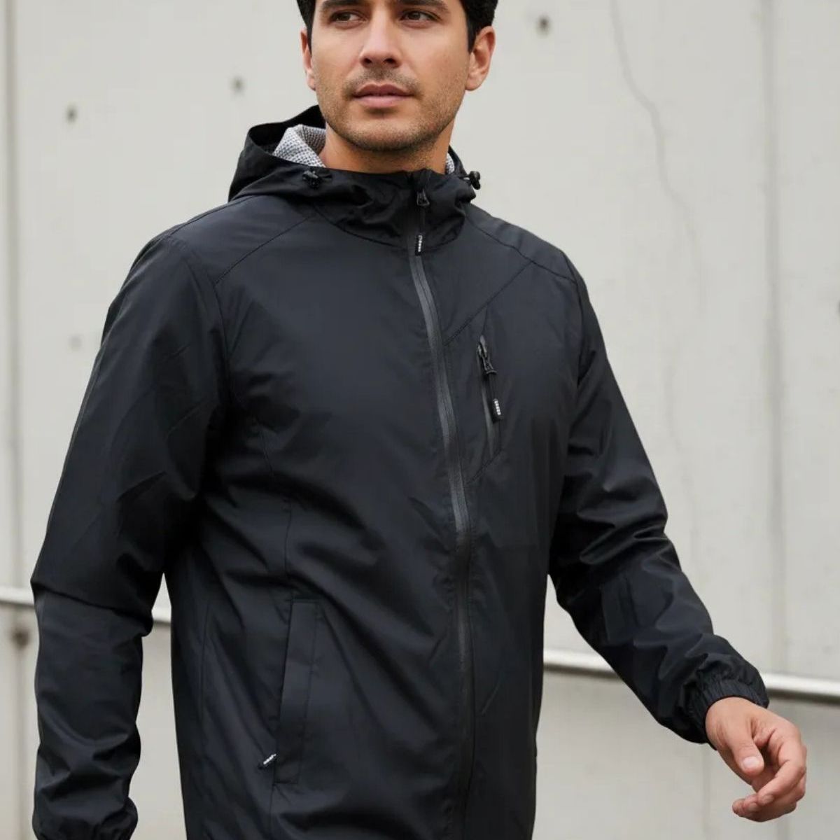 LOOK SHOP - Chaqueta Deportiva Corta Viento Impermeable. Parka Liviana 283