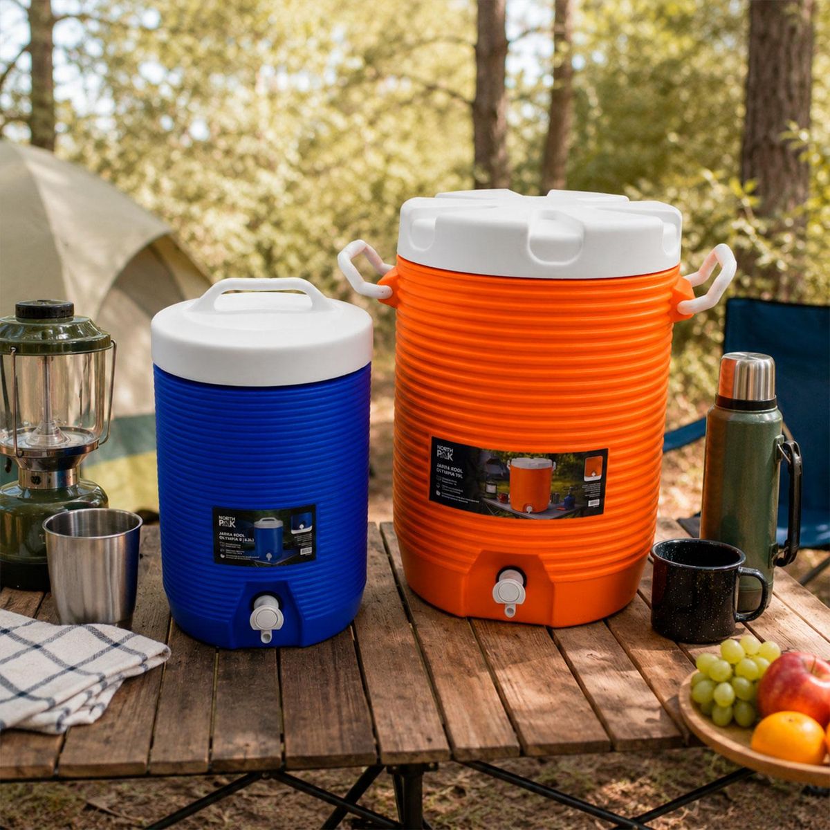 NORTH PAK - Combo Set Cooler Jarra Térmico Dispensador 19L+8.3L NorthPak
