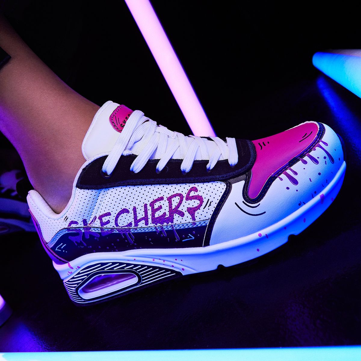 SKECHERS - Zapatilla Urbana Mujer Blanco