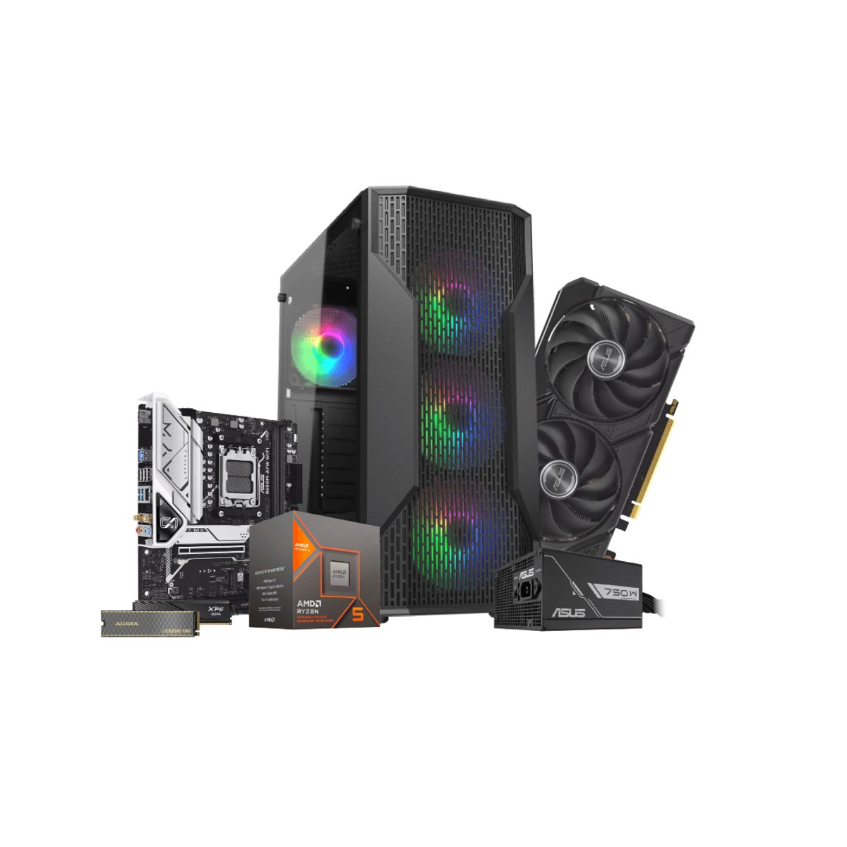 GENERICO - PC GAMER GOLD - AMD Ryzen 5 8400F - M/B Asus B650M