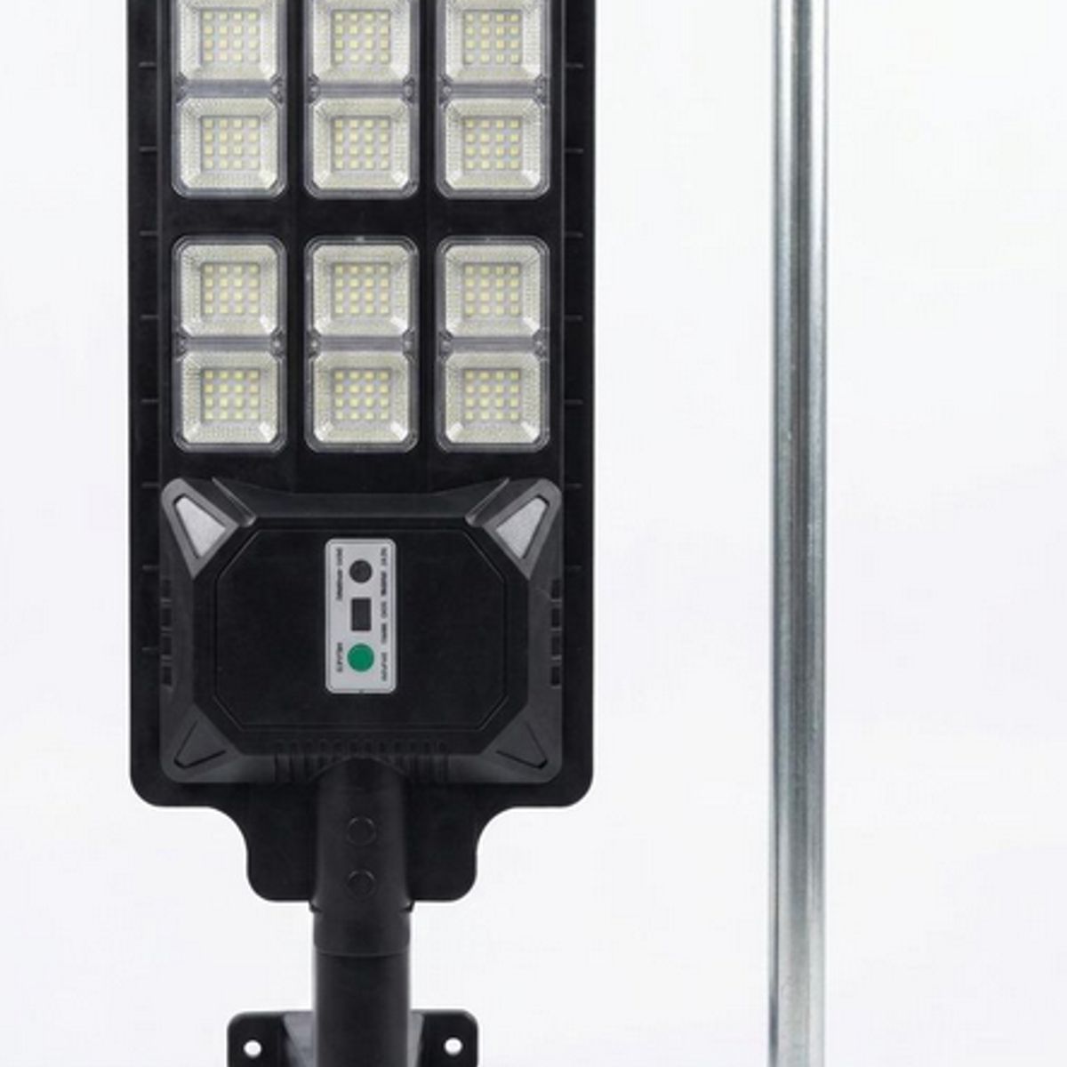 GENERICO - Foco Solar Led Potencia 1000w + Soporte Negro Blanco Frío