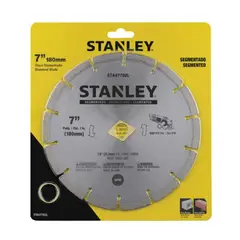 STANLEY - Disco Diamantado Segmentado 7 eje 5/8-7/8 STA47702L