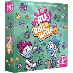 GENERICO - Juego De Mesa Virus Roll & Write Español 2-4 Jugadores