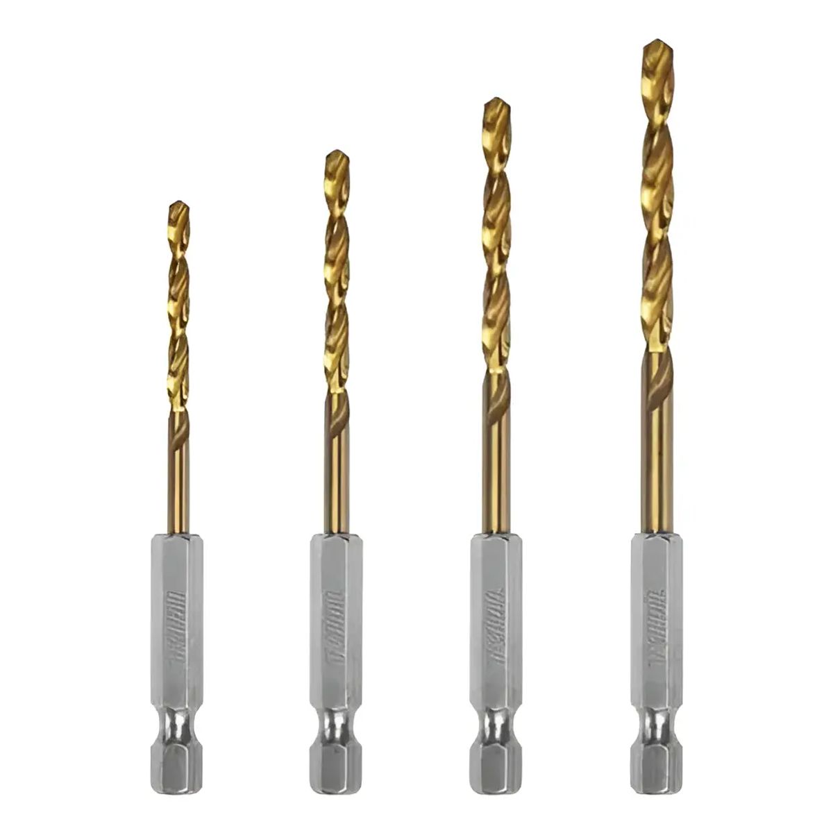 TOTAL TOOLS - JGO BORCAS PARA METAL HEX POR 4PCS TOTAL
