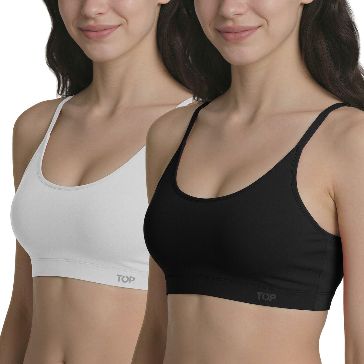 TOP - Peto Mujer Algodón Pack 2 C3 Top