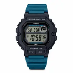 CASIO - Reloj de pulsera caballero WS-1400H-3AV correa turquesa