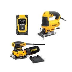 DEWALT - Lijadora Orbital Dwe6411 Sierra Caladora Dwe300 Laser