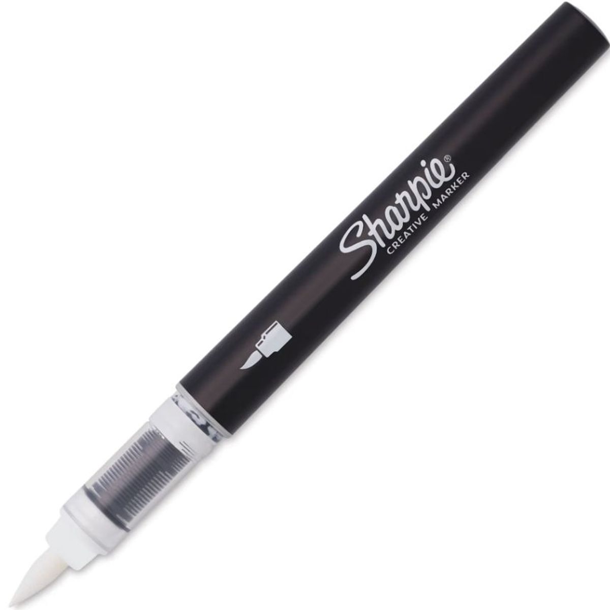 SHARPIE - Marcador Acrílico Punta Pincel Blanco SHARPIE