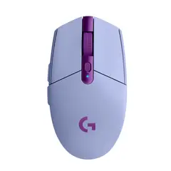 LOGITECH - Mouse G305 Lightspeed 12.000 DPI Gamer Inalámbrico USB Lila (910-006021)