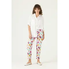 PRIVILEGE - Leggings Estampada Blanco Cod 1901275