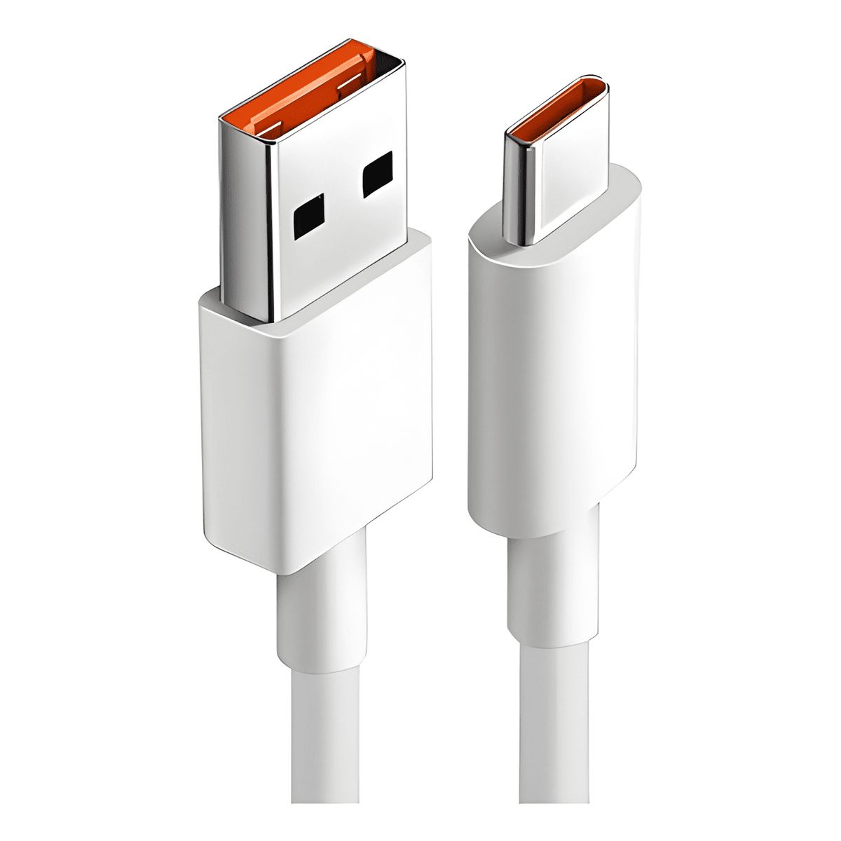 GENERICO - Cable de cargadatos tipo a, tipo c, carga rápida, 1m Blanco