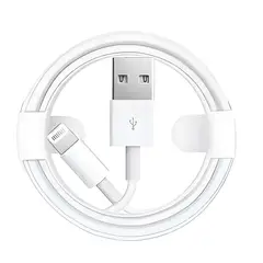 GENERICO - Cable USB cargador USB a lightning 1 metro Blanco