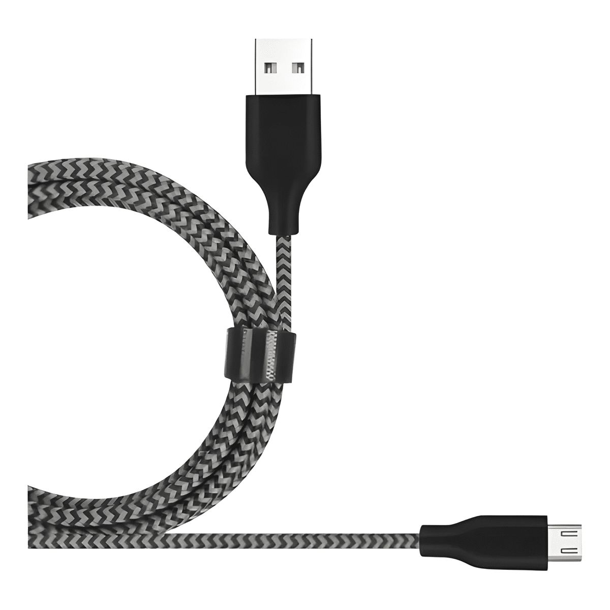 GENERICO - Cable micro USB 3m USB a macho a micro-usb macho Negro