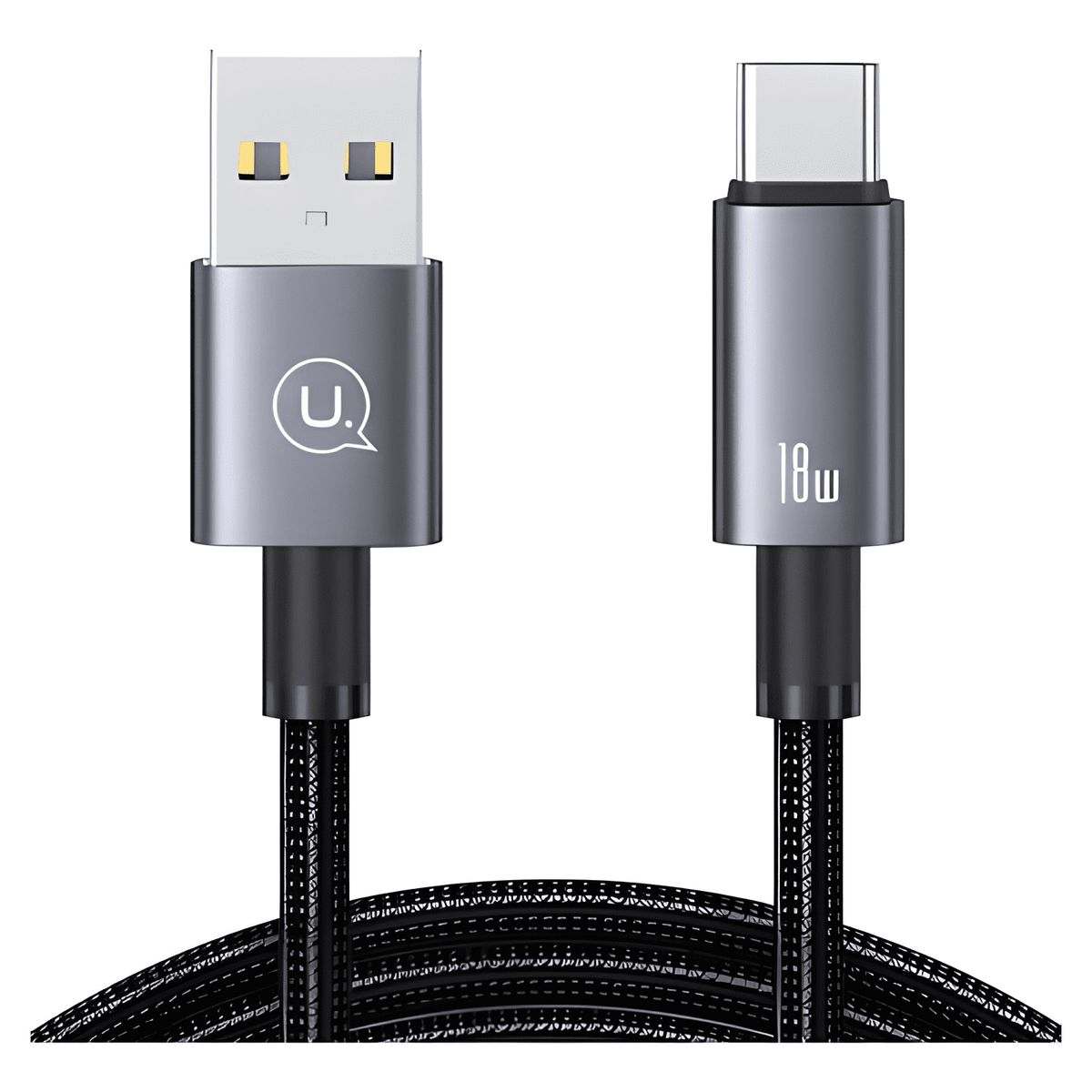 GENERICO - Cable USB a USB c usams sj666 18w largo 2 metros compatible