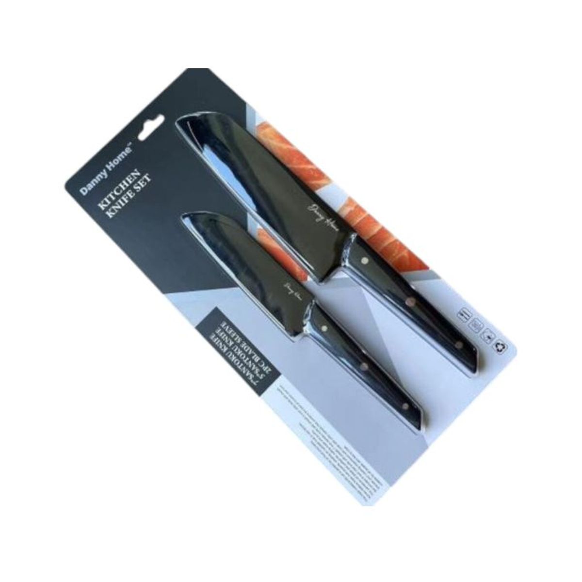 GENERICO - Set De Cuchillos De 2 Piezas (36.5 cm y 16.5 cm)