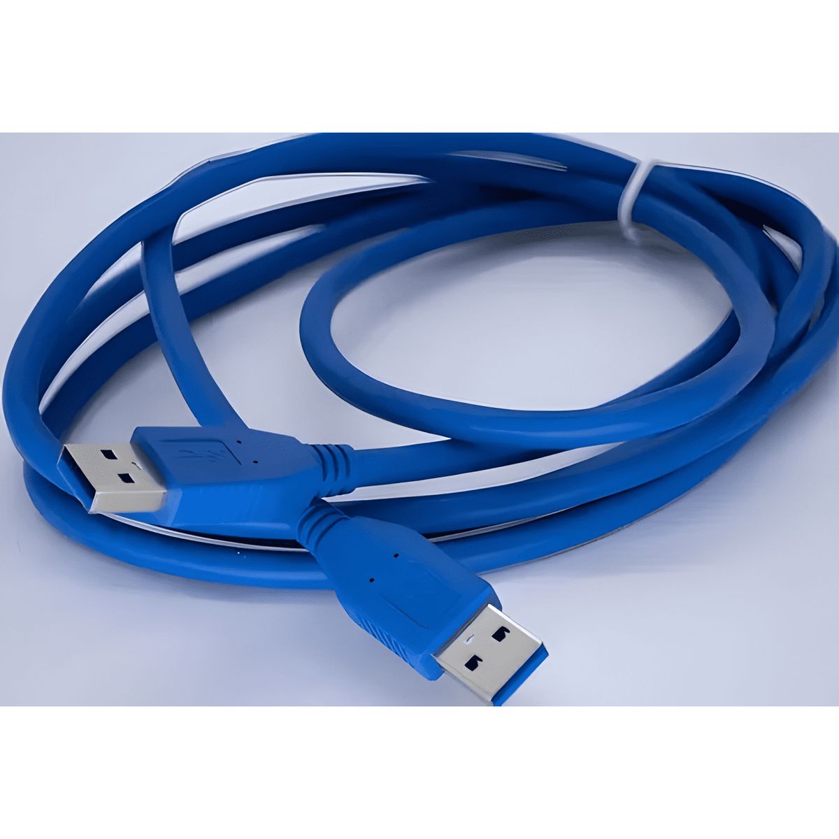 GENERICO - Cable sync alimentacion USB 3.0 usb-a m-m 1.5m Azul