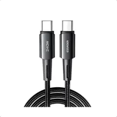 GENERICO - Cable carga ultra rápida USB tipo c- c 240w 5a pd3.1 5