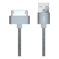 GENERICO - Cable compatible con iphone 4s 4 ipad 1 2 3 ipod trensado