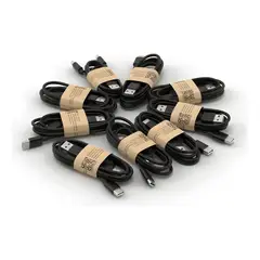 GENERICO - Pack 20 cables micro USB por mayor aj shop Blanco