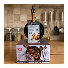 EKOL TACTICA MILITAR - Set Cocina Premium Antiadherente Cerámico Ollas Y Sartenes
