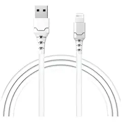 GENERICO - Cable lightning aspor a101 1m carga rápida iphone USB Blanco