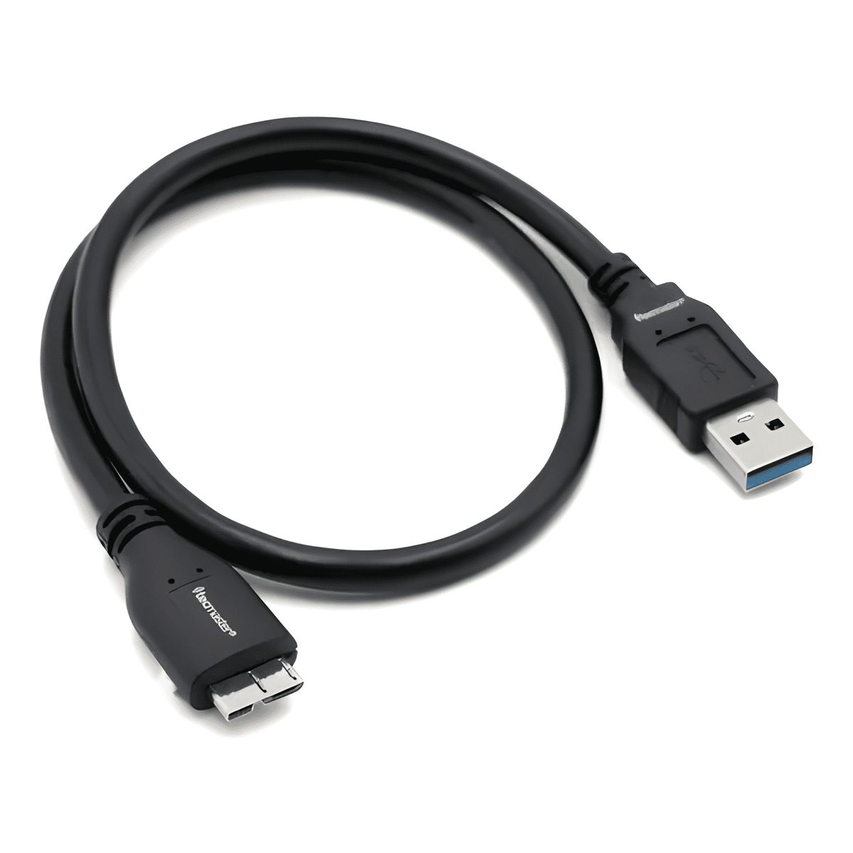 GENERICO - Cable USB a micro b tecmaster de 50 cm Negro
