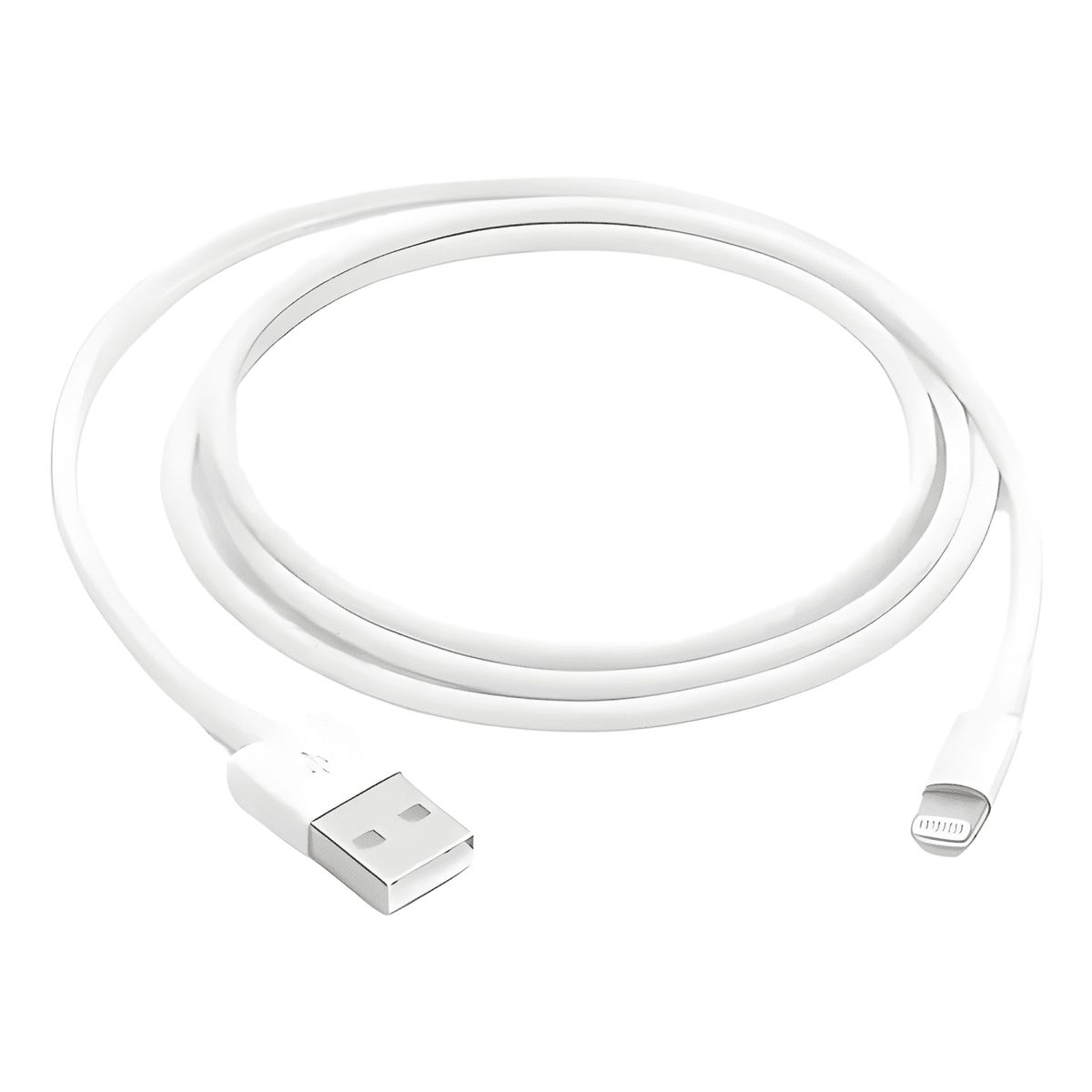 GENERICO - Cable lightning USB 1 metro Blanco