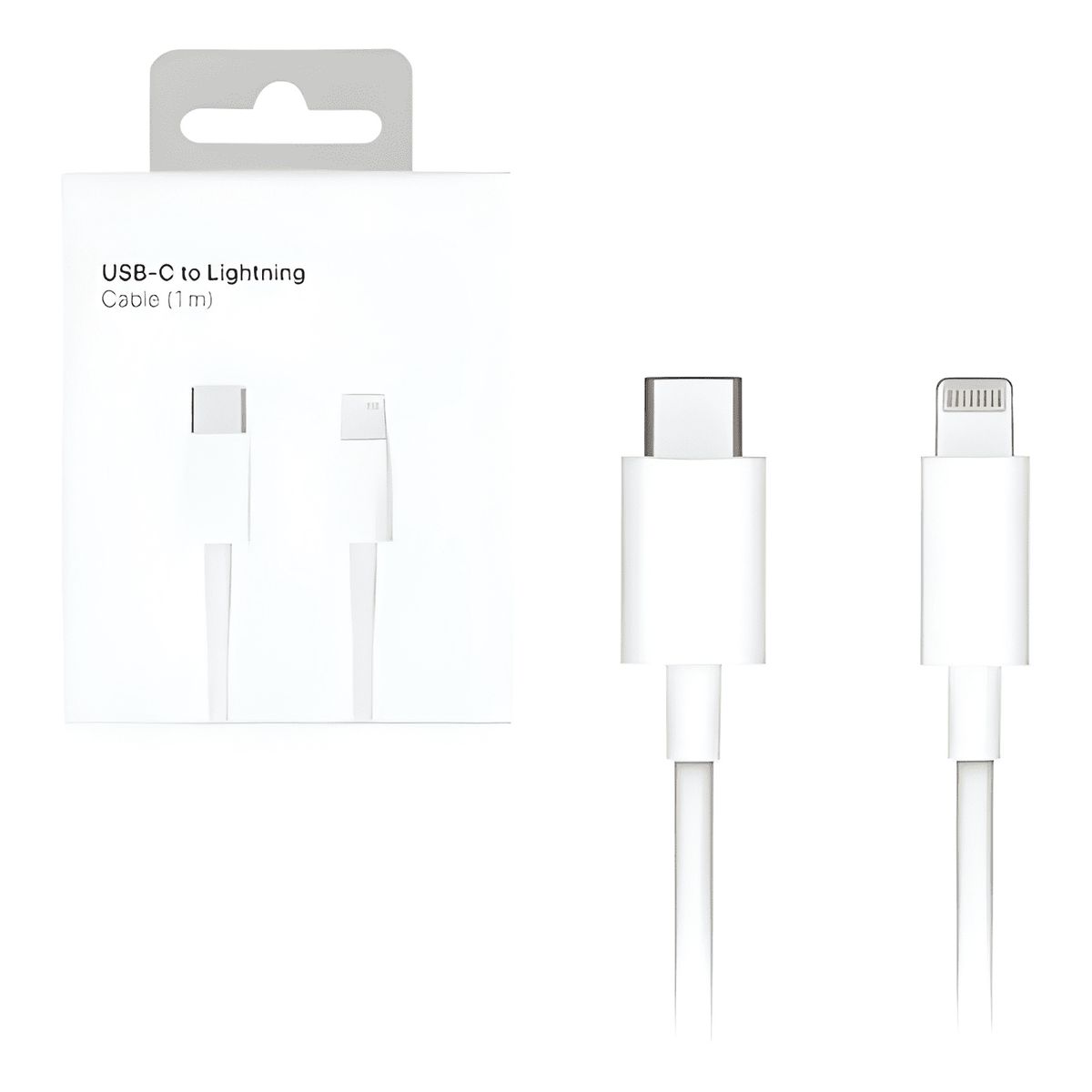 GENERICO - Cable USB c carga rápida para iphone 11 12 13 14 Blanco