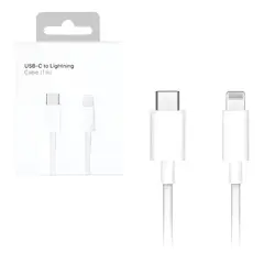 GENERICO - Cable USB c carga rápida para iphone 11 12 13 14 Blanco