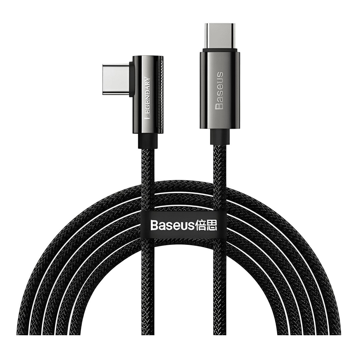 GENERICO - Cable trenzado type c - type c 100w de 2 mts
