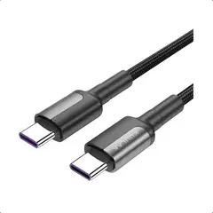 GENERICO - Cable USB tipo c - c carga rápida 65w largo 1 metro