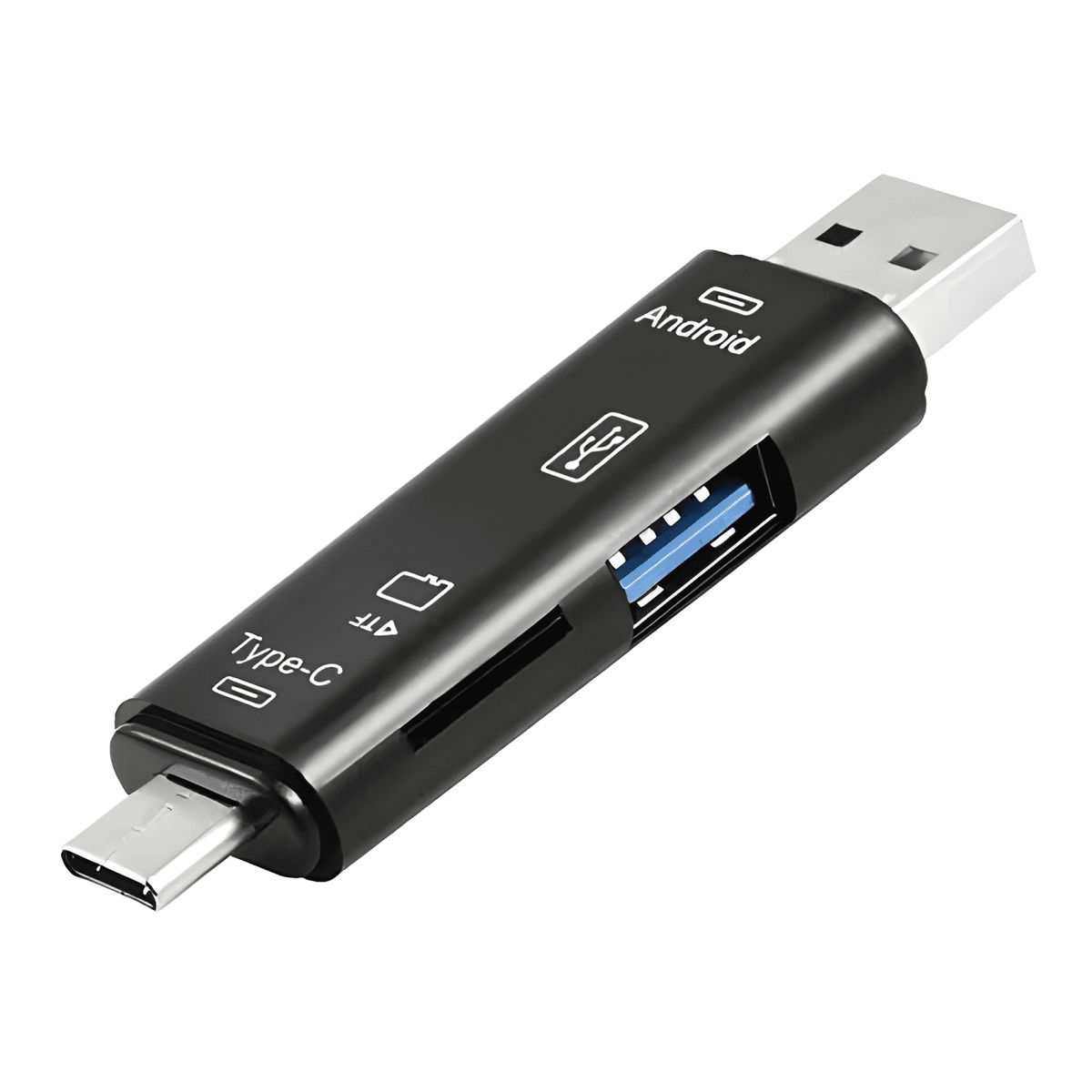 GENERICO - Multilector USB microsd a USB c microsd llavero android PC