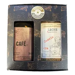 DESTILADOS QUINTAL - Caja Regalo Licor Café + Chocolate Leche Canela Quintal