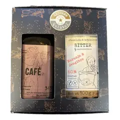 DESTILADOS QUINTAL - Caja Regalo Licor Café + Chocolate Naranja Jengibre Quintal