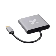 XTECH - Adaptador USB-C 3 en 1 XTC-566 HDMI + USB