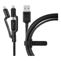 GENERICO - Cable de carga 3 en 1 a usb-a dusted