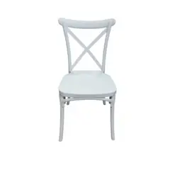 GENERICO - PACK 4 SILLAS CROSSBACK BLANCAS